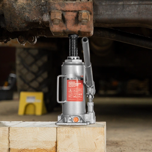 Домкрат гидравлический бутылочный, 10 т, h подъема 230-460 мм Matrix купить в Москве с доставкой по всей России | ProtosMarket.ru