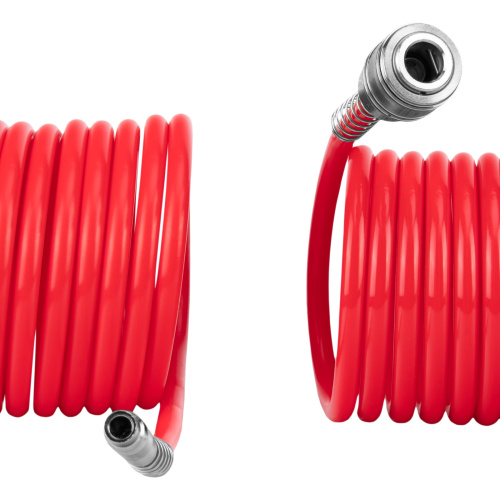 Шланг спиральный воздушный, 10 м, с быстросъемными соединениями Matrix купить в Москве с доставкой по всей России | ProtosMarket.ru