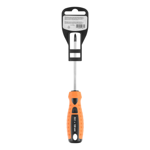 Отвертка "Point", PH1 х 100 мм, CS, двухкомпонентная рукоятка Sparta по ценам производителя в Уфе с доставкой по всей России