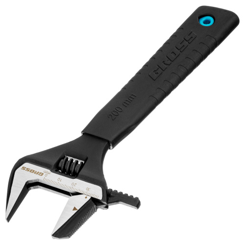 Ключ разводной, переставная губка, 200 мм, CRV GROSS по ценам производителя в Уфе с доставкой по всей России