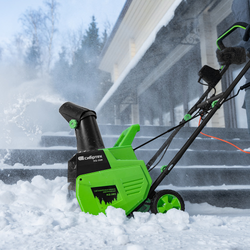 Снегоуборочная машина электрическая ЭСБ-2000, 2 кВт Сибртех по ценам производителя в Уфе с доставкой по всей России