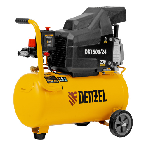 Компрессор воздушный DK1500/24, Х-PRO 1.5 кВт, 230 л/мин, 24 л Denzel по ценам производителя в Уфе с доставкой по всей России