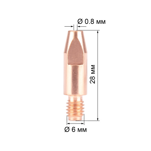 140.0054/MD0009-78 Наконечник М6х28х0.8 (CuCrZr) VARTEG купить в Москве с доставкой по всей России | ProtosMarket.ru
