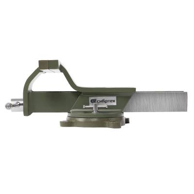 Тиски слесарные, 200 мм, стальные, поворотные Сибртех по ценам производителя в Уфе с доставкой по всей России