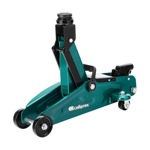 Домкрат гидравлический подкатной, 2 т, 127-330 мм, в пласт. кейсе Сибртех по ценам производителя в Уфе с доставкой по всей России