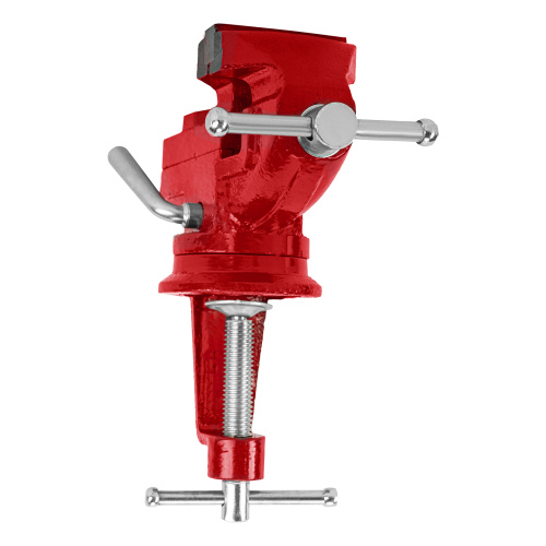 Тиски слесарные, 50 мм, настольные, поворотные, c наковальней MTX по ценам производителя в Уфе с доставкой по всей России