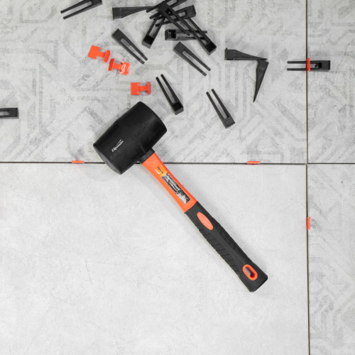 Киянка резиновая, 680 г, черная резина, фибергласовая рукоятка Sparta по ценам производителя в Уфе с доставкой по всей России