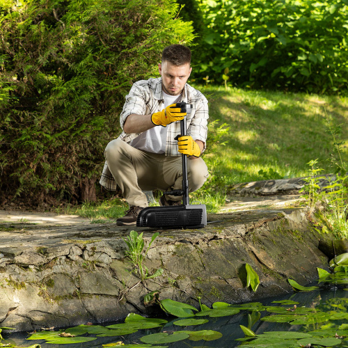 Насос фонтанный FNP90-39, 92 Вт, подъем 3,9 м, 3200 л/ч, колокольчик/каскад/гейзер Denzel по ценам производителя в Уфе с доставкой по всей России