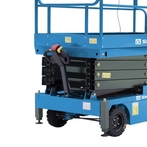 Подъемник самоходный электрический ножничный ведомый SKYER SPFP1403 по ценам производителя в Уфе с доставкой по всей России