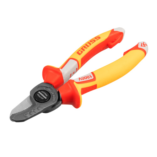 Кабелерез, диэлектрические рукоятки до 1000 В, трехкомпонентные рукоятки, 160 мм Gross по ценам производителя в Уфе с доставкой по всей России