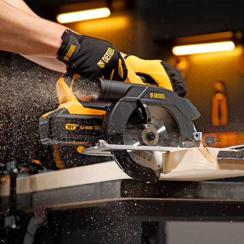 Пила циркулярная аккумуляторная бесщет. CCS-165, 18В Li-Ion Denzel по ценам производителя в Уфе с доставкой по всей России