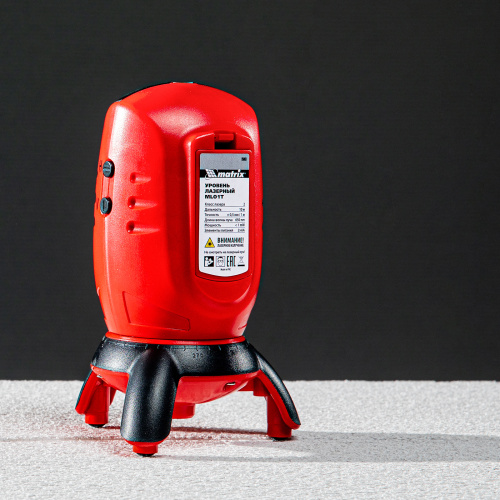 Лазерный уровень ML01T, дальность 10 м, точность ± 0,5 мм, / 1 м, длина волны 650 нм, проекция 1 вертикальная 1 горизонтальная плоскость, резьба под штатив 5/8", штатив в комплекте Matrix по ценам производителя в Уфе с доставкой по всей России