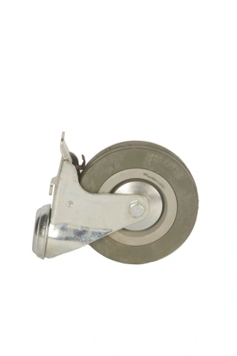 Колесо аппаратное поворотное SChgb 55 120 мм под болт с тормозом (F) по ценам производителя в Уфе с доставкой по всей России