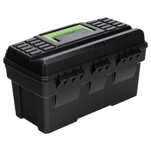 Ящик для инструмента, 430 х 235 х 250 мм, 18", пластик Сибртех по ценам производителя в Уфе с доставкой по всей России