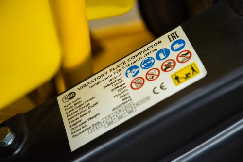 Виброплита 85 кг, 13кН (Honda) бак, коврик, колесный комплект TOR T-80 по ценам производителя в Уфе с доставкой по всей России