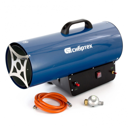 Газовая тепловая пушка СТГ-50, 50 кВт, 1400 м3/ч, пропан-бутан Сибртех по ценам производителя в Уфе с доставкой по всей России