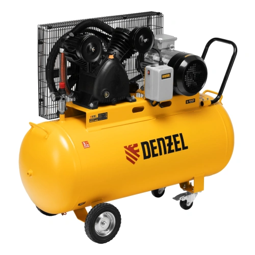 Компрессор воздушный рем. привод BCV 5500-T/200, 5,5 кВт, 200 литров, 850 л/мин Denzel по ценам производителя в Уфе с доставкой по всей России