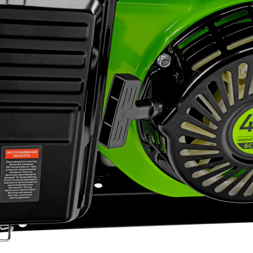 Генератор бензиновый БС-6500Э, 5.5 кВт, 230В, четырехтактный, 25 л, электростартер Сибртех по ценам производителя в Уфе с доставкой по всей России