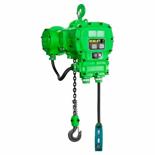 1т 3м таль цепная ТЭЦ ВБИ взрывозащищенная OCALIFT ENK 01-01S 380в стационарная на крюке купить в Москве с доставкой по всей России | ProtosMarket.ru