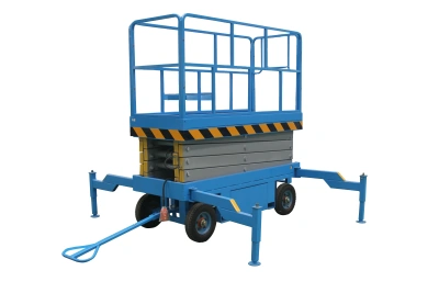 Подъемник ножничный передвижной сеть/аккумуляторный 1000 кг, 6/8 м, 380 В, 24/85 В/Ач TOR SJY-1-6 AC/DC