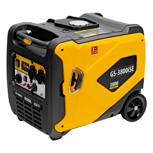 Генератор инверторный GS-3800iSE, 3,8 кВт, 230 В, закрытый корпус,электростартер Denzel по ценам производителя в Уфе с доставкой по всей России