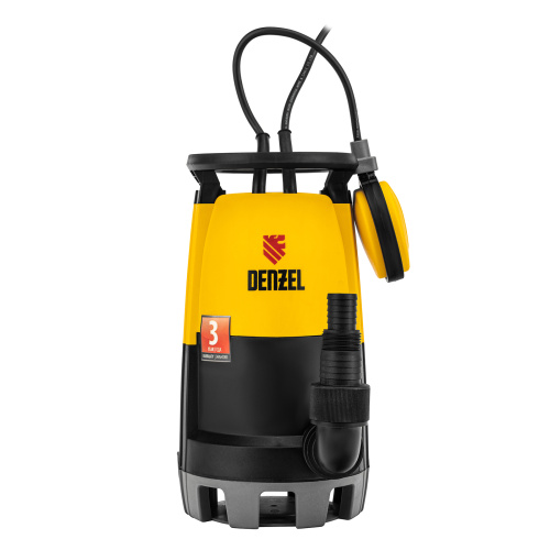 Дренажный насос для чистой и грязной воды DP450S, 450 Вт, напор 6 м, 12000 л/ч Denzel по ценам производителя в Уфе с доставкой по всей России