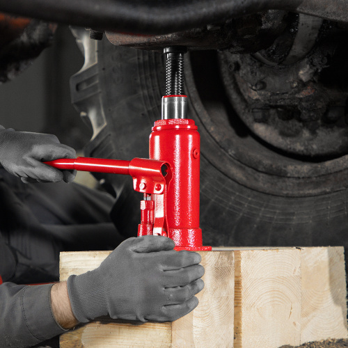 Домкрат гидравлический бутылочный, 8 т, h подъема 200-385 мм Sparta по ценам производителя в Уфе с доставкой по всей России