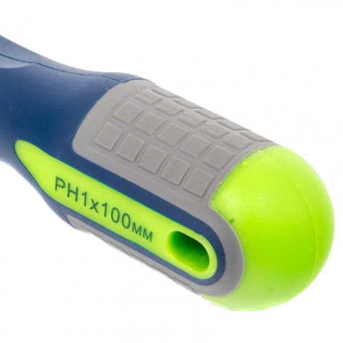 Отвертка, PH1 х 100 мм, CrV, трехкомпонентная рукоятка Сибртех по ценам производителя в Уфе с доставкой по всей России