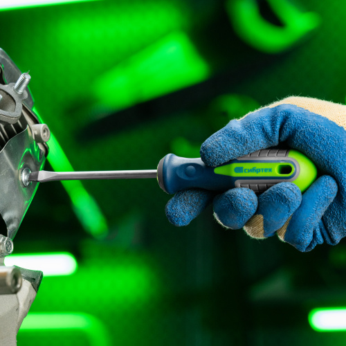 Набор отверток универсальный, CrV, трехкомпонентные рукоятки, 8 предметов Сибртех по ценам производителя в Уфе с доставкой по всей России