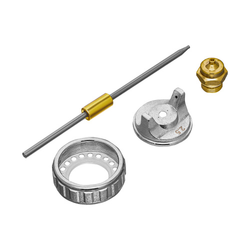 Ремкомплект для краскораспылителя 4 предмета: сопло 2,5 мм, игла, форсунка, зажим сопла Matrix по ценам производителя в Уфе с доставкой по всей России