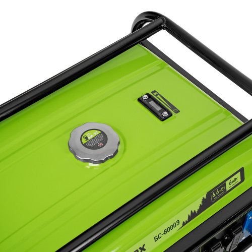 Генератор бензиновый БС-8000Э, 6,6 кВт, 230В, четырехтактный, 25 л, электростартер Сибртех по ценам производителя в Уфе с доставкой по всей России