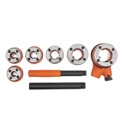 Набор клуппов 1/4-3/8-1/2-3/4-1-1.25", плашкодержатель с трещоткой, 9 предметов Sparta по ценам производителя в Уфе с доставкой по всей России