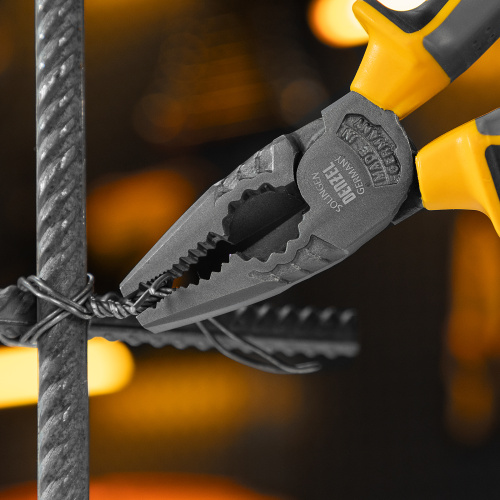 Плоскогубцы комбинированные 205 мм, трехкомпонентные рукоятки Denzel по ценам производителя в Уфе с доставкой по всей России