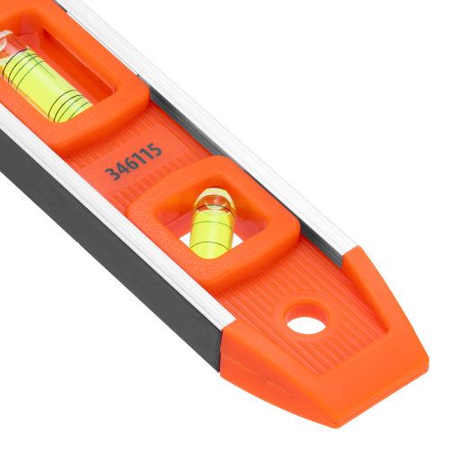 Уровень усиленный, 235 мм, 3 глазка, пластмассовый "Торпедо" (IV) Sparta по ценам производителя в Уфе с доставкой по всей России