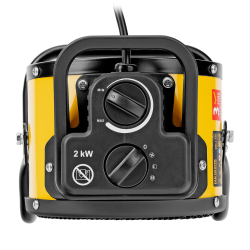 Тепловая пушка, керамический нагреватель (тепловентилятор) DHC 2-100, 230 В, 0.025/1/2 кВт Denzel купить в Москве с доставкой по всей России | ProtosMarket.ru