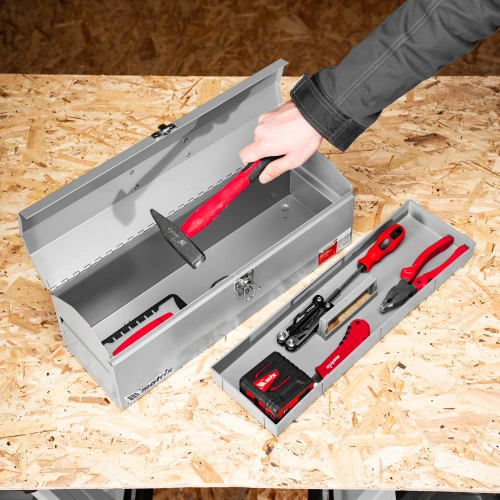 Ящик для инструмента, 484 х 154 х 165 мм, металлический Matrix по ценам производителя в Уфе с доставкой по всей России