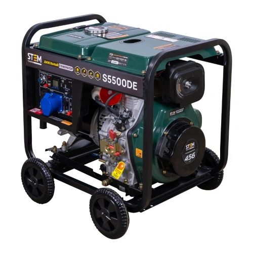 Генератор дизельный STEM Techno S5500DE (5.5 кВт, электростартер, дисплей, подогрев) по ценам производителя в Уфе с доставкой по всей России