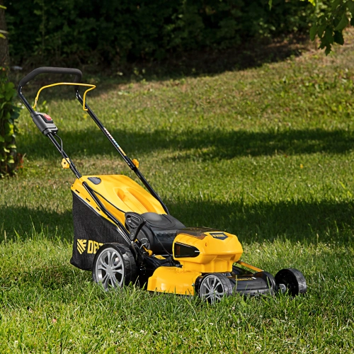 Газонокосилка аккумуляторная бесщеточная RLM450-36, Li-ion, 36 В, 4 Ач, 450 мм, травосборник 40 л Denzel по ценам производителя в Уфе с доставкой по всей России