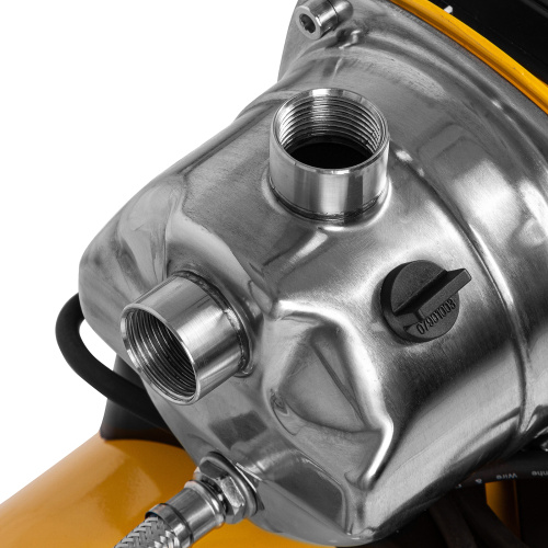 Насосная станция PS1000Х, 1000 Вт, 3500 л/ч, ресивер 24 л, подъем 44 м, нержавейка Denzel по ценам производителя в Уфе с доставкой по всей России