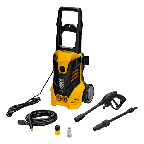 Моечная машина высокого давления R-135, 1800 Вт, 135 бар, 6 л/мин, колесная Denzel по ценам производителя в Уфе с доставкой по всей России