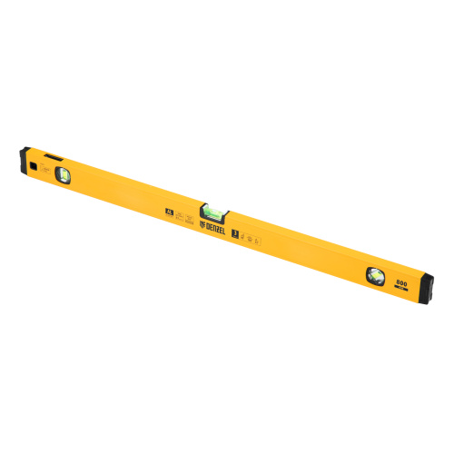 Уровень алюминиевый, магнит, фрезерованный, 3 глазка (1 зеркал.) 0,5 мм/м, 800 мм Denzel по ценам производителя в Уфе с доставкой по всей России