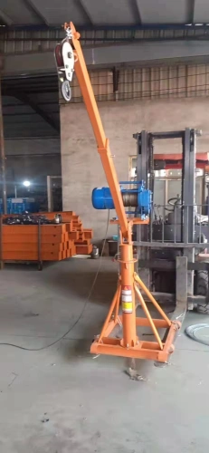 Мини-кран строительный TOR KM с поворотной стрелой и лебедкой KCD (TSA) 300/500 кг 60/30 м 220В по ценам производителя в Уфе с доставкой по всей России