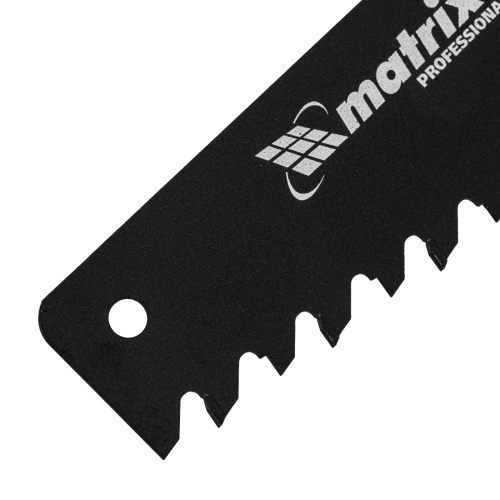 Ножовка по пенобетону, 500 мм, защитное покрытие, твердосплавные напайки на зубья, двухкомпонентная рукоятка Matrix по ценам производителя в Уфе с доставкой по всей России