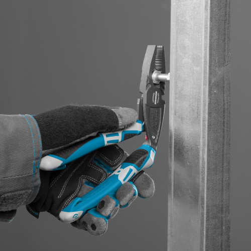 Плоскогубцы комбинированные с изогнутой головой, трехкомпонентные рукоятки, 200 мм Gross по ценам производителя в Уфе с доставкой по всей России