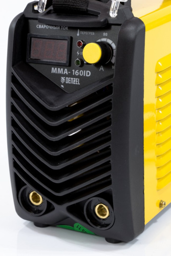 Аппарат инверторный дуговой сварки ММА-160ID, 160 А, ПВР 60%, диаметр электрода 1.6-3.2 мм, провод 2 м Denzel по ценам производителя в Уфе с доставкой по всей России