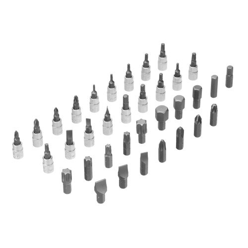 Набор инструментов, 1/2", 1/4", CrV, S2, пластиковый кейс, 109 предметов Denzel купить в Москве с доставкой по всей России | ProtosMarket.ru