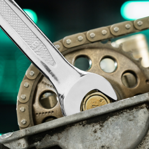 Ключ комбинированный, 18 мм, CrV, антислип Stels по ценам производителя в Уфе с доставкой по всей России