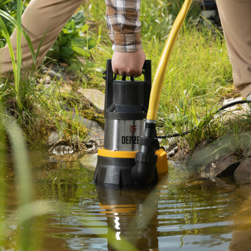 Дренажный насос DP1400X, 1400 Вт, подъем 11 м, 25000 л/ч Denzel по ценам производителя в Уфе с доставкой по всей России