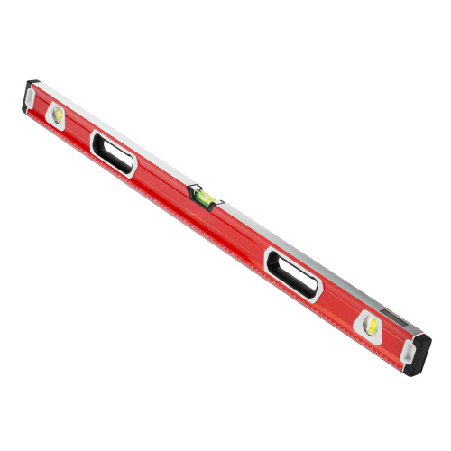 Уровень алюминиевый, магнит, фрезерованный, 3 глазка (1 зеркальный) двухкомпонентные рукоятки, 1000 мм Matrix по ценам производителя в Уфе с доставкой по всей России