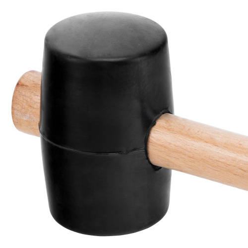 Киянка резиновая, 680 г, черная резина, деревянная рукоятка Sparta по ценам производителя в Уфе с доставкой по всей России